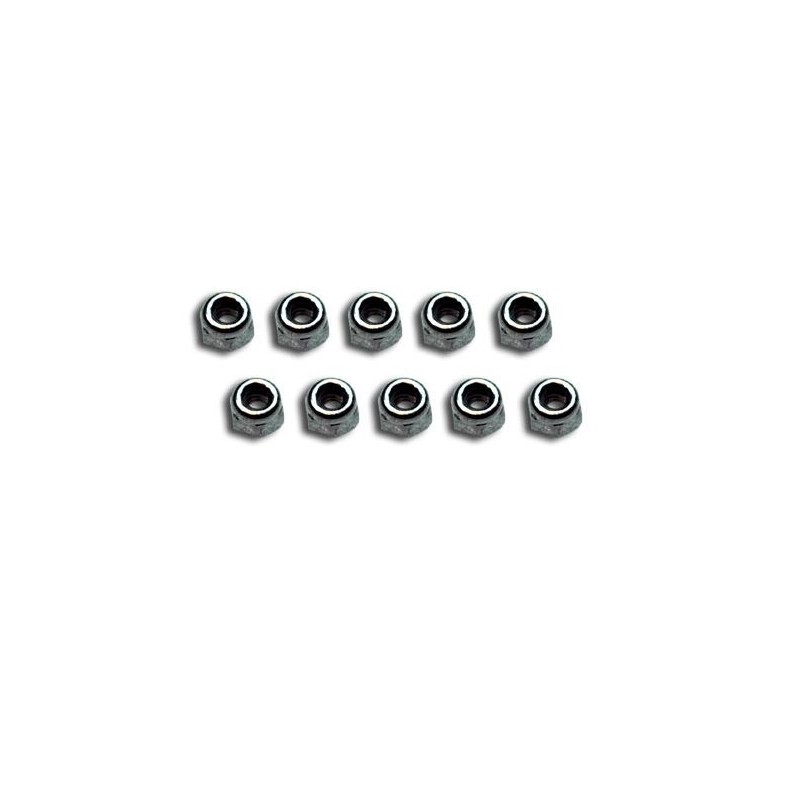 Stainless steel Nylstop nuts M2 (10 pieces) A2PRO