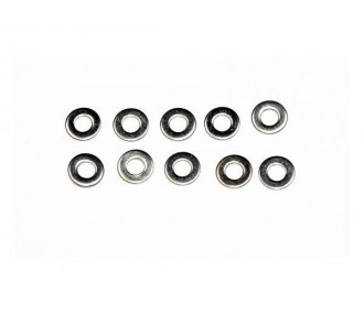 Stainless steel washers M2.5 DIN125A (10 pieces) A2PRO