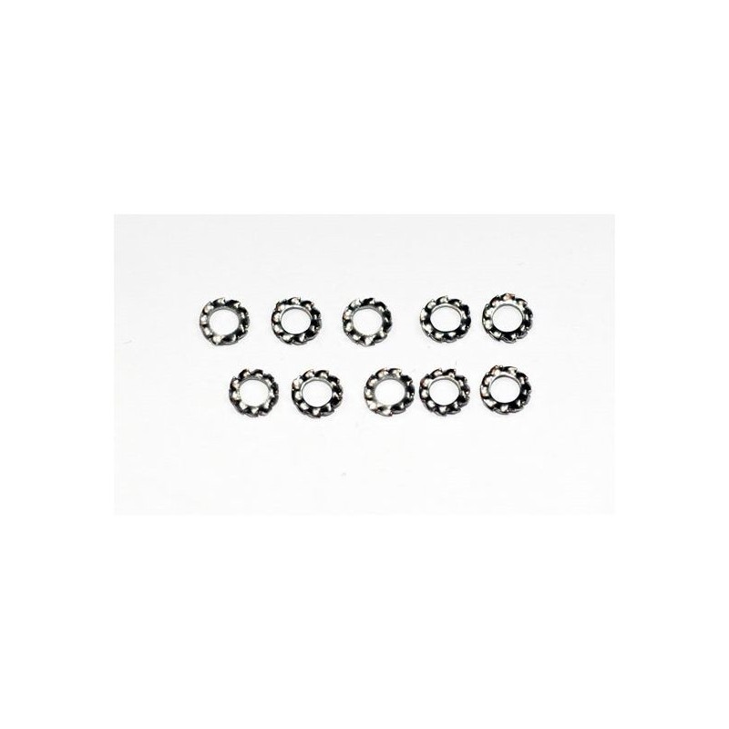 Rondelles Eventail inox M2 DIN6798 (10 pièces) A2PRO