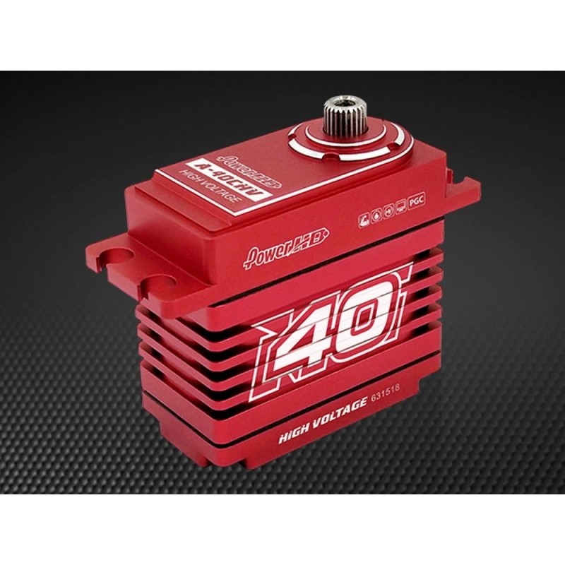 Servo Estándar Power hd A-40CHV 40Kg Coreless Alu Programable HV