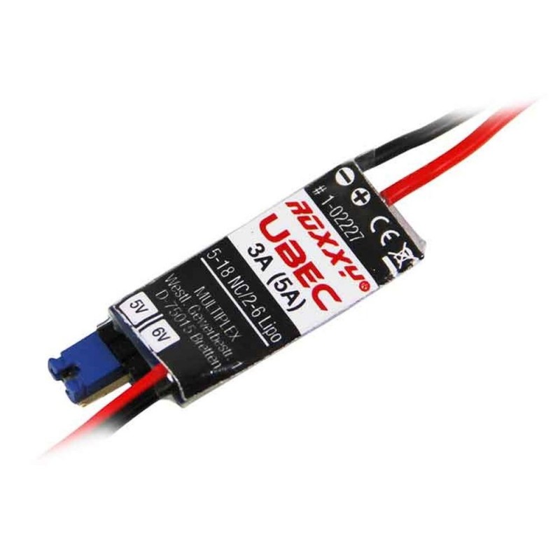RC Products 3amp - 6.0-25.2v Input / 5v/6v Adjustable Output BEC