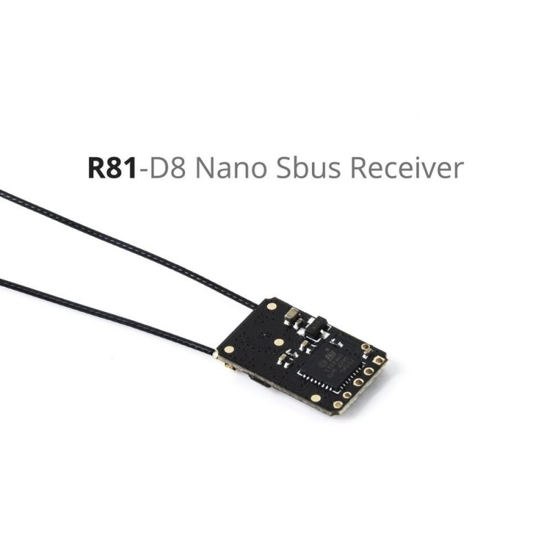 R81 8-channel S-BUS receiver compatible with FR-SKY D8