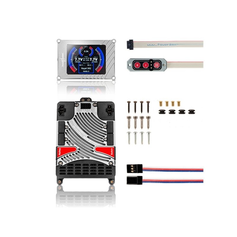 Emcotec R232 Box Box (Powerbox, Emcotec, Jeti, ...) - PowerBox Royal SR2 - FLASH RC