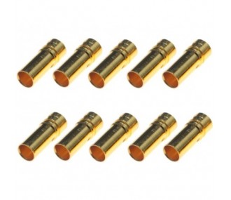 Gold 3.5mm female plug (10 pcs) Beez2B