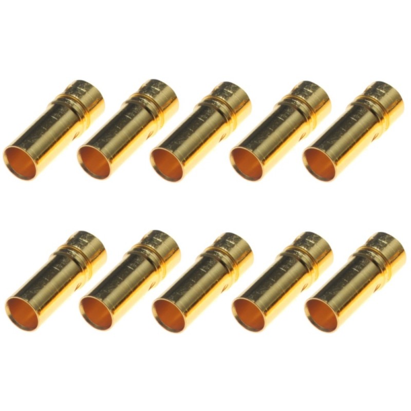 Gold 3.5mm female plug (10 pcs) Beez2B