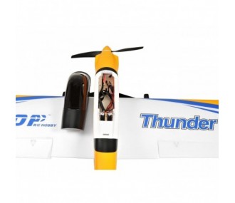 Avion Top Rc Hobby Thunder Jaune PNP env.1.38m