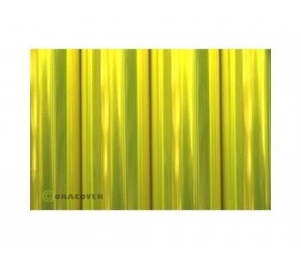ORACOVER neon yellow transparent 10m