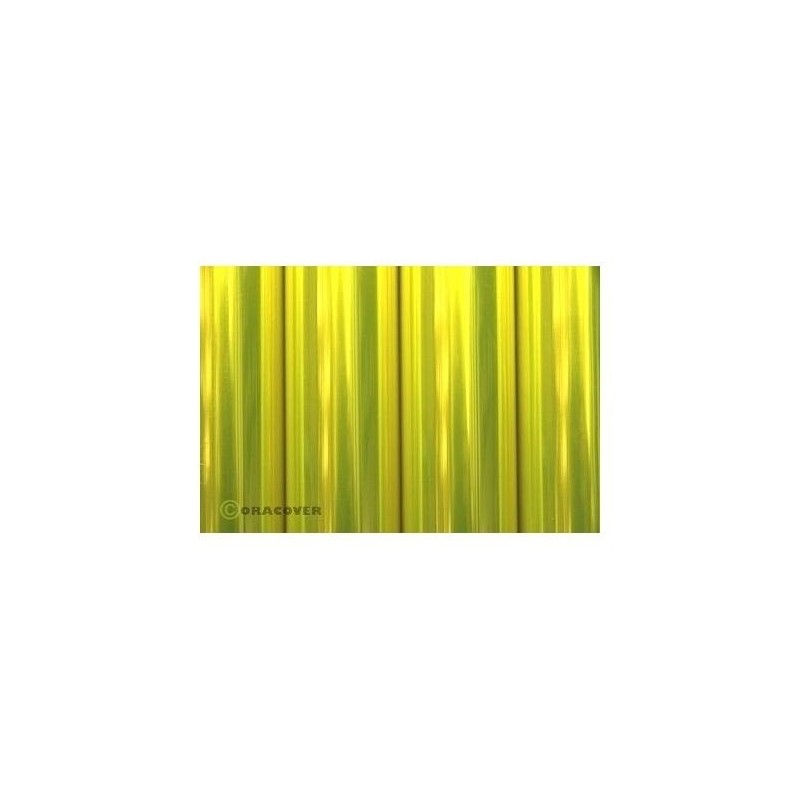 ORACOVER neon yellow transparent 10m