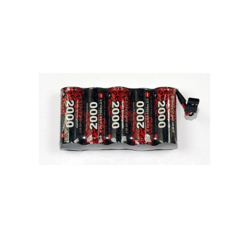 Batteria piatta NiMh da 6,0V 2000mAh RICCHEZZA DI POTENZA