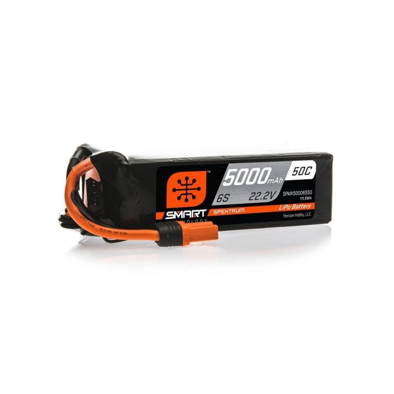 Batería Smart Lipo 6S 22.2V 5000mAh 50C IC5 Spektrum