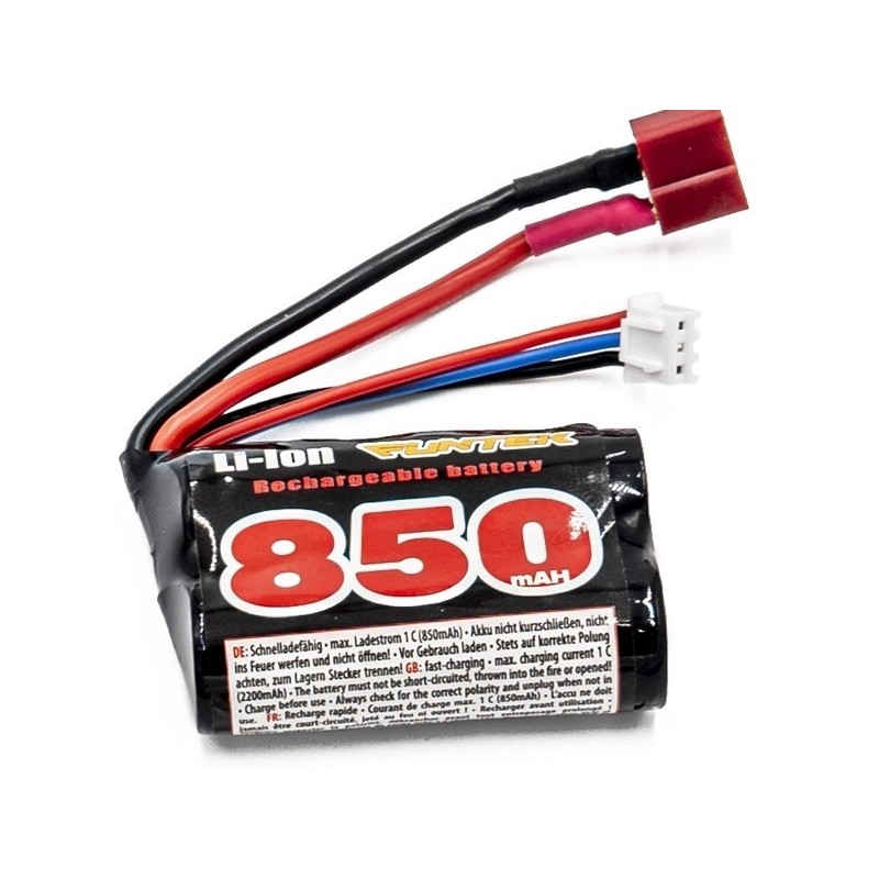 Batería Li-ion 7.4v 850mah CR12 FUNTEK