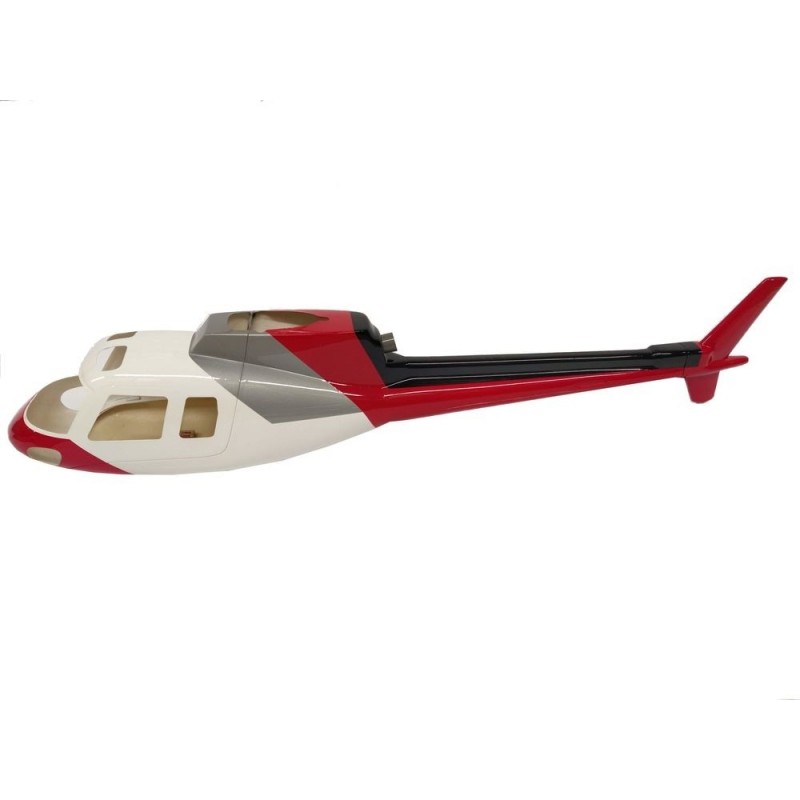 AS-350 Rosso scoiattolo/bianco/argento Classe 500