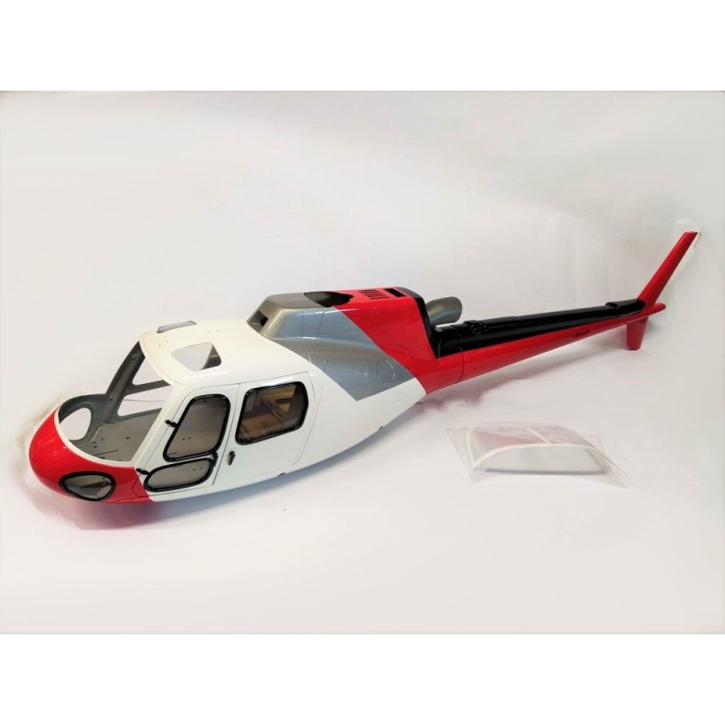 AS350 Ecureuil Rouge/Blanc/Argent Classe 600