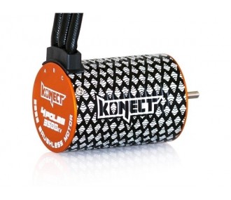 Konect Combo Brushless 1/10 : esc 50A + motor 3652SL 4600KV + prog card