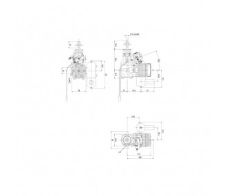 2-stroke gasoline engine GT25 25cc - NGH