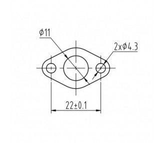 4-stroke gasoline engine GF38 38cc - NGH