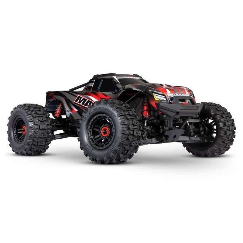 Traxxas wideMaxx 4S Brushless 4WD Red TQi TSM RTR - 89086-4