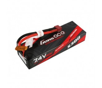 Akku Gens Ace, Lipo 2S 7.4V 5300mAh 60C Hardcase 24# Deans