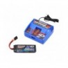 Caricabatterie Traxxas EZ-Peak Plus 80W + 1 x Lipo 2s 5800mha iD 2992G