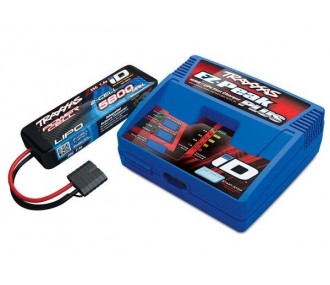 Caricabatterie Traxxas EZ-Peak Plus 80W + 1 x Lipo 2s 5800mha iD 2992G