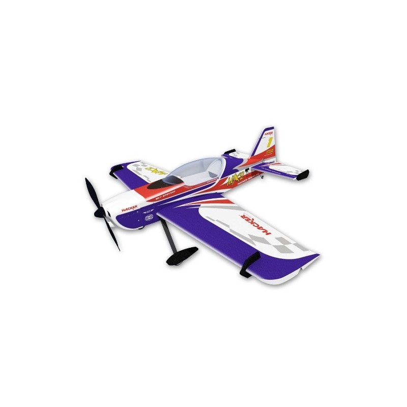 Avion Hacker model MX 2 bleu ARF env.1.20m