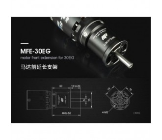 Extensión del eje del motor MFE-30EG DUALKSY