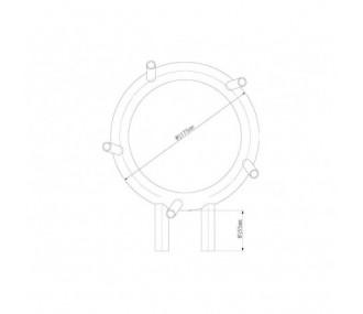 Ringförmiger Auspuff Radialmotor FG-73R5 Saito