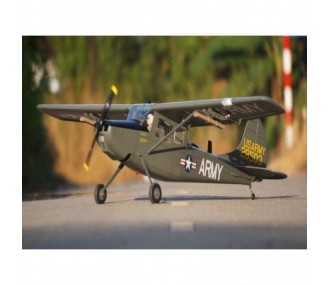 Aeromobile VQ modello L-19 Cessna Bird Dog Olive 1,70m