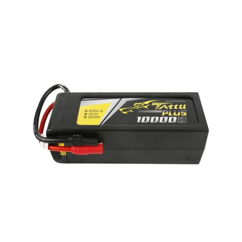 Batterie Tattu Plus lipo 6S 22.2V 10000mAh 25C prise AS150+XT150 plug