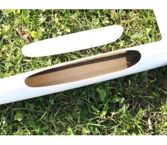 Typhoon PLUS all fiber approx.2.90m white & blue RCRCM (black canopy)