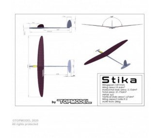 Stika F5K approx.1.49m PNP All Carbon TOPMODEL