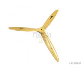 Menz three-bladed wood propeller 18x8'.