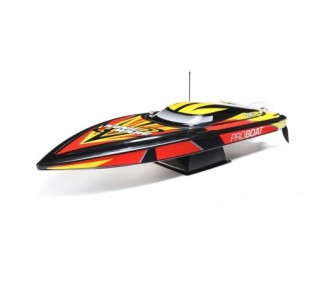 Barca Proboat Sonicwake V2 36 BL Rosso/Nero RTR