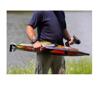 Bateau Proboat Sonicwake V2 36 BL Rouge/Noir RTR