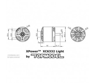 Moteur XPower XC6332/Light