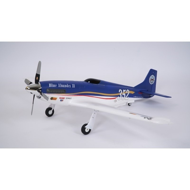 Flugzeug FMS P51D Blue Thunder II PNP kit w/ reflex - Limited Edition - ca. 1,10m