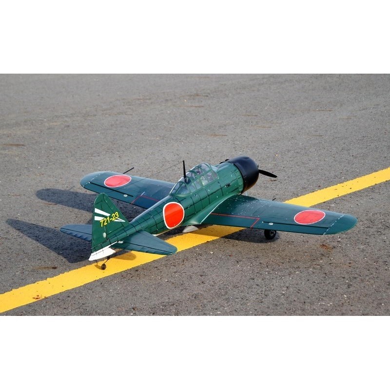 Avión VQ Modelo A6M5 Zero 1,58m versión verde