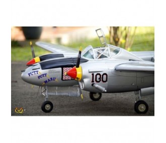 Modello VQ P-38 gemello 2,1m versione verde aereo