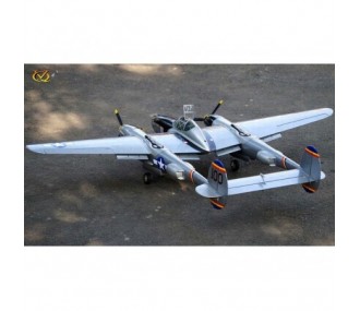 Modello VQ P-38 gemello 2,1m versione verde aereo