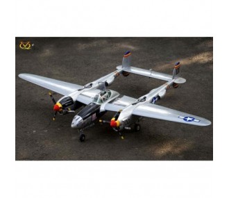 Modello VQ P-38 gemello 2,1m versione verde aereo