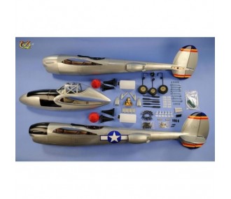 Aircraft VQ Model P-38 twin 2.1m green version