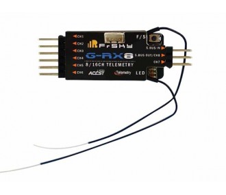 Récepteur G-RX8 8 EU Voies ACCST S-BUS FR-SKY