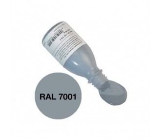 Farbige Epoxidpaste Grau (RAL 7001) 50g R&G