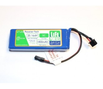Batteries de réception - Batterie Lipo 2S 7.4V 800mAh 20C RX Dualsky -  FLASH RC