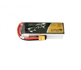 Akku Tattu lipo 4S 14.8V 6750mAh 25/50C Steckdose xt90