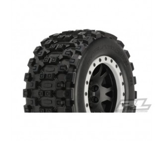 Neumáticos Proline badlands mx43 x-maxx + llantas pro-loc (x2)