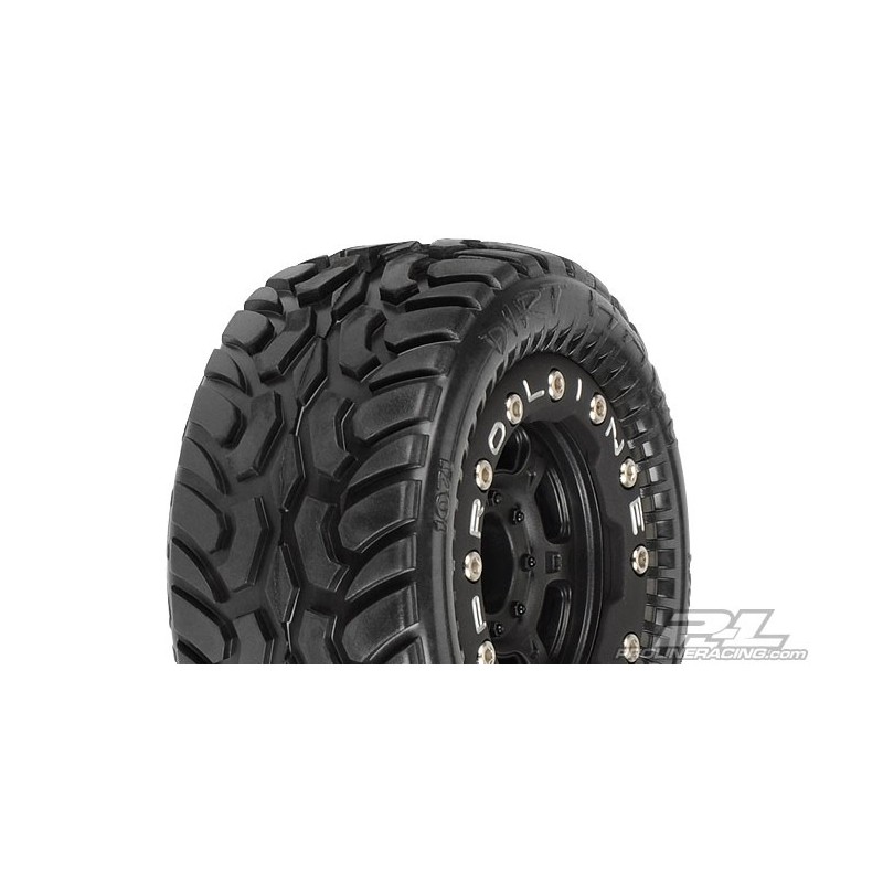 Neumáticos Proline dirt hawg 2.2 + llantas titus (x2)