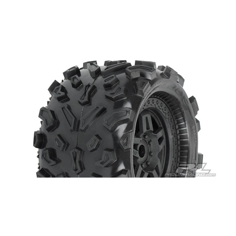 Proline big joe 3.8 tires + tech 5 rims 40 series (x2)