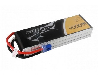 Battery Tattu lipo 6S 22.2V 9000mAh 25/50C socket EC5