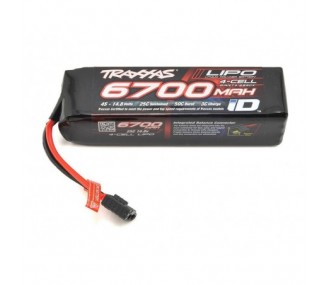Traxxas Lipo Battery 14.8V 4S 6700mAh 25C ID 2890X